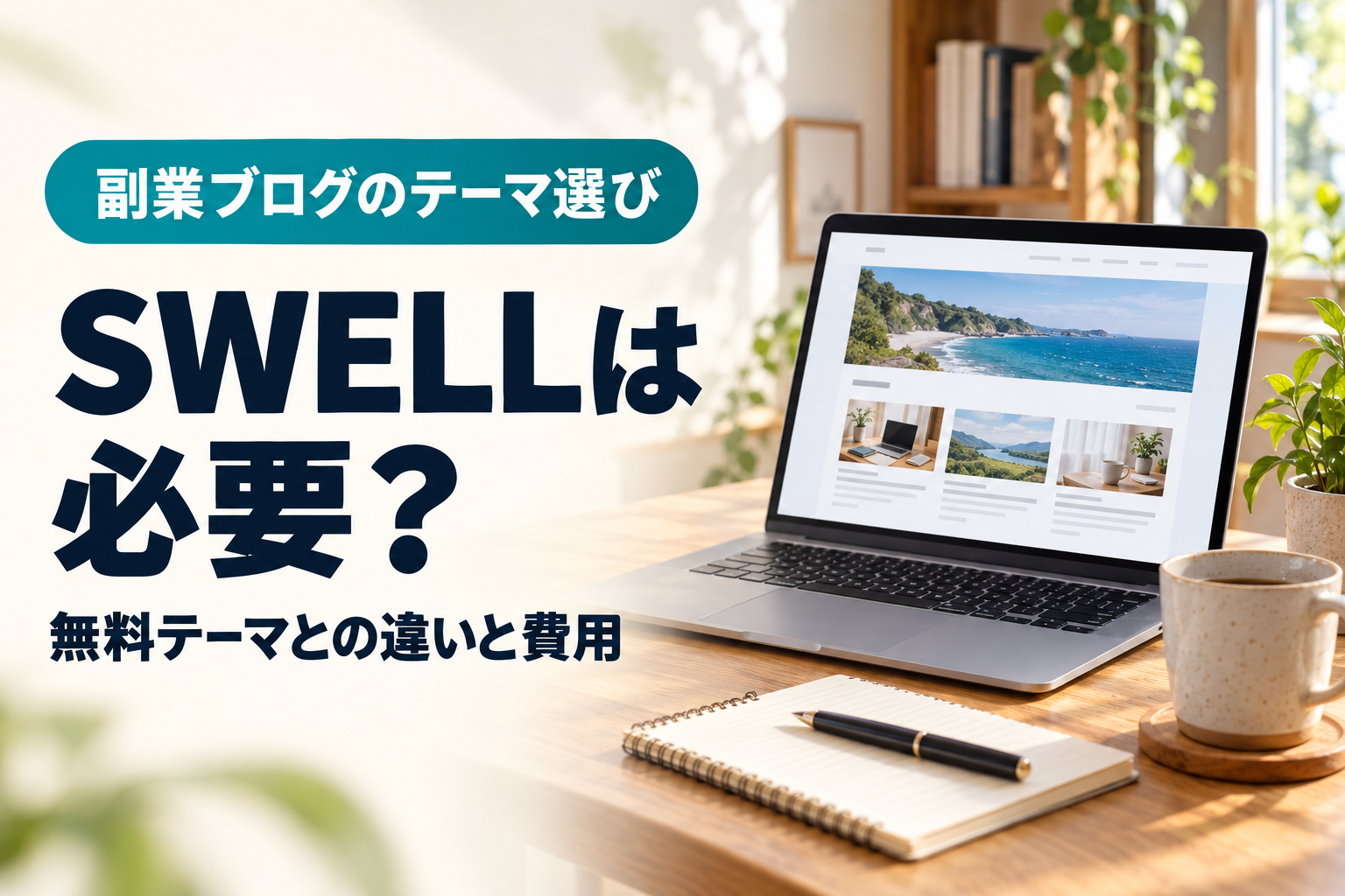 副業ブログにSWELLは必要？無料テーマとの違い・費用・選び方